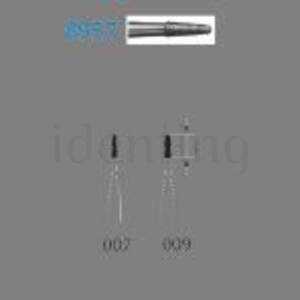 8957.314.009 KOMET diamante clinica 5 ud