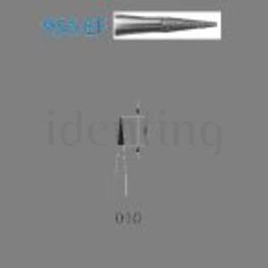 956EF.314.010 KOMET diamante clinica 5 ud