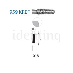 959KREF.314.018 KOMET diamante clinica 5 ud