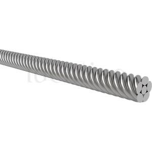 ALAMBRE coaxial acero inoxidable 0195