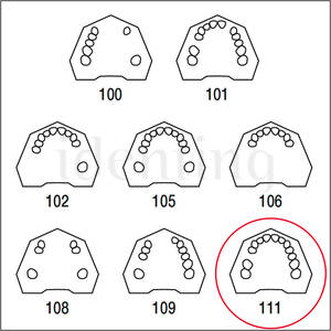 ANA4TOKV111 maxilar superior parcialmente desdentada