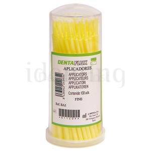 MICROAPLICADORES FINOS AMARILLOS 100u.