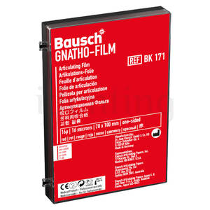 BK171 PAP.ART. GNATHO FILM ROJO HOJAS 70x100mm 50u