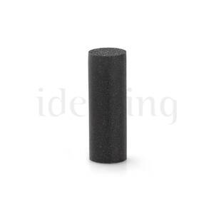 CILINDRO SILICONA EVE 6x24 mm. NEGRO MEDIO (EN CAJA 100 UNIDADES)