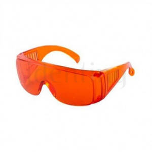 GAFAS NARANJA MONTURA NEGRA