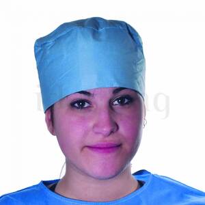 GORRO SOFTESSE ALLE con elástico posterior azul 50 ud