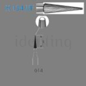 H134UF.314.014 KOMET carburo clinica 5 ud