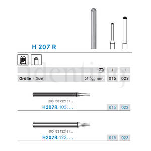 H207R.103.023 KOMET carburo lab fresado