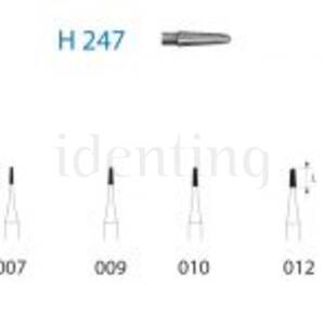 H247.314.009 KOMET carburo clinica 5 ud