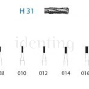 H31.314.008 KOMET carburo clinica 5 ud