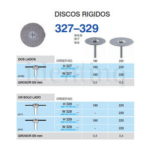 H328-190 PM DISCO DIAM.RIGIDO