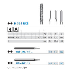 H364RXE.123.023 KOMET carburo lab fresado