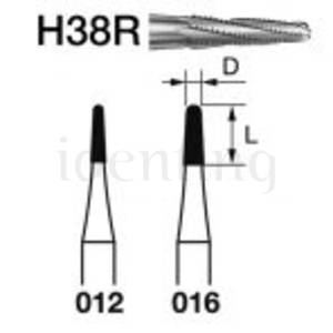 H38R.314.012 KOMET carburo clinica 5 ud