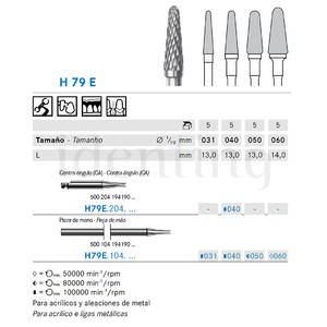 H79E.204.040 KOMET carburo lab c.a