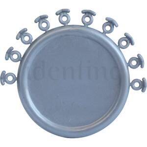 LIGADURA elastica plateada c/almohadilla protectora 100 ud