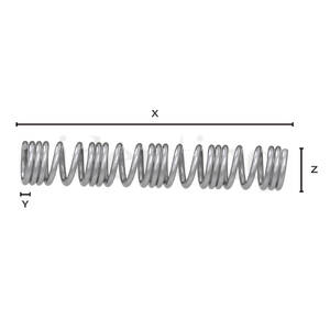 MUELLE NiTi p/distalar molares 010x045 bobina 38 cm