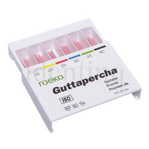 PUNTA GUTAPERCHA ROEKO rosada 35 100 ud