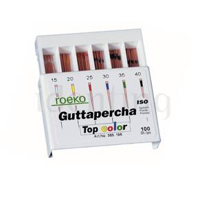 PUNTA GUTAPERCHA ROEKO TOP COLOR 15 100 ud