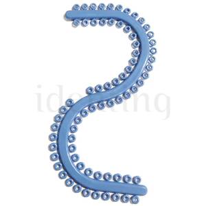 SEPARADORES ELASTICOS forma S azul