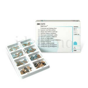 SOF LEX discos t tiras de pulido c/mandril kit