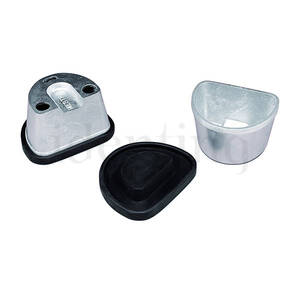 TAPA GOMA MESTRA c/relieve p/mufla duplicar pequeña