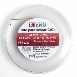 KIERO hilo aleación cromo-cobalto 0.35 mm